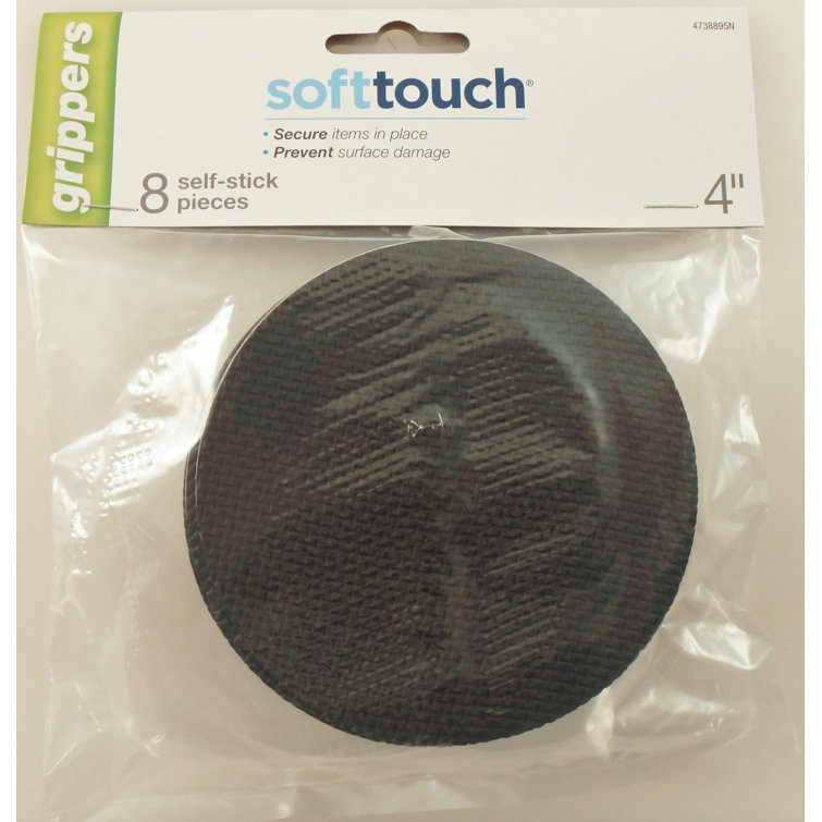 Softtouch 8 Pack Round SelfStick Gripper Pads Wayfair